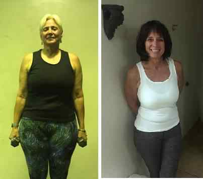 Virtual fitness, Michele lost 60 pounds in 3 weeks transformation program