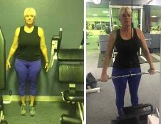 Virtual fitness, Michele lost 60 pounds in 3 weeks transformation program